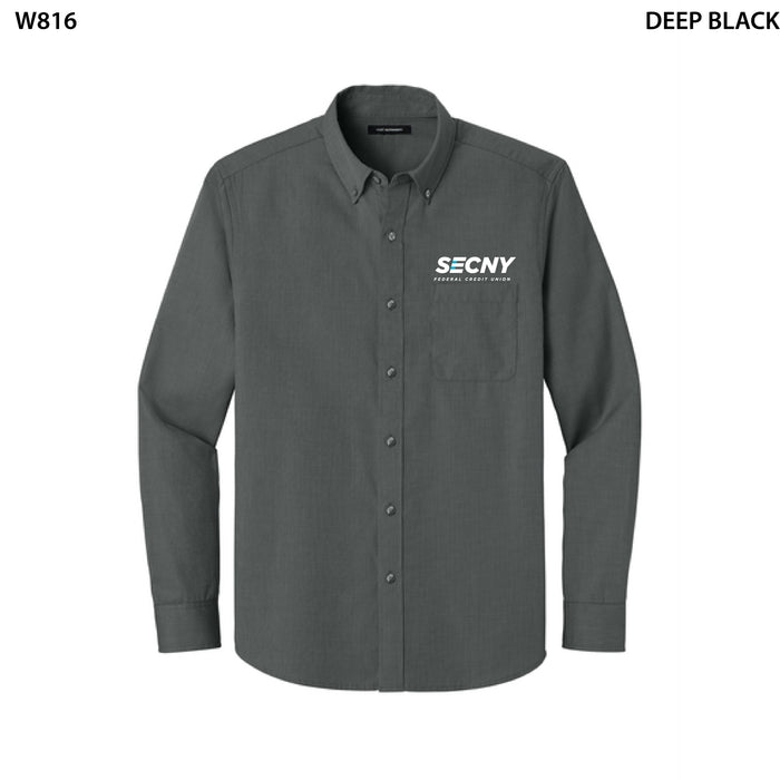 Port Authority® Long Sleeve Nailhead Easy Care Shirt