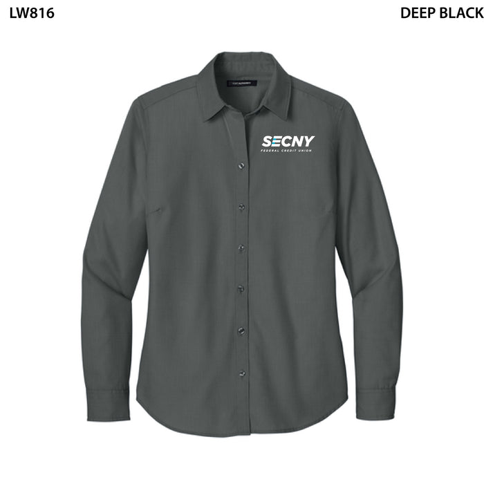 Port Authority® Women’s Long Sleeve Nailhead Easy Care Shirt