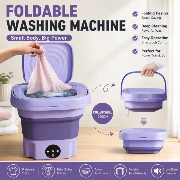 Portable Folding Mini Washing Machine - PrimeNest