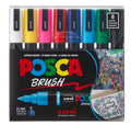 POSCA Acrylic Paint Marker PC-5BR Brush Set of 8