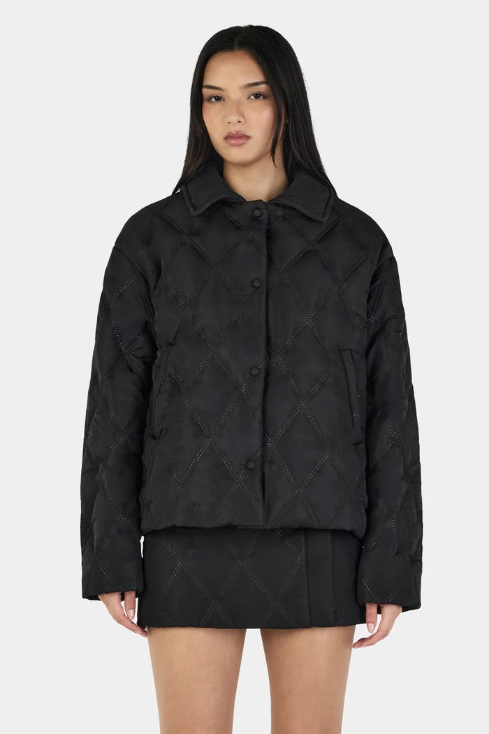 Quinton Black Quilted Jacket
