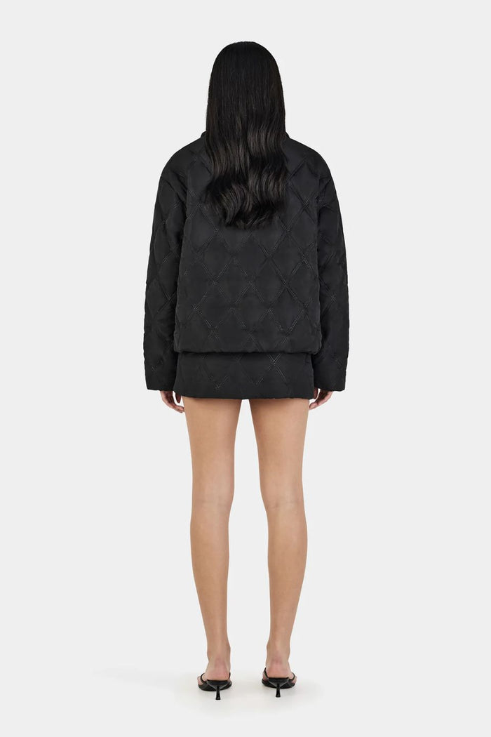 Quinton Black Quilted Jacket