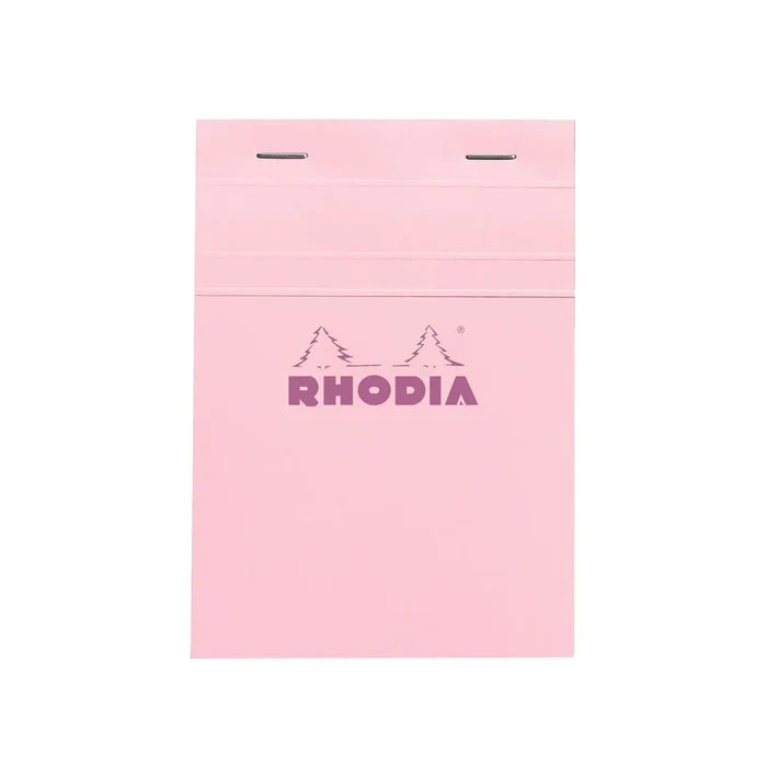 Rhodia No.13 Staplebound Grid Pad A6 - Pink