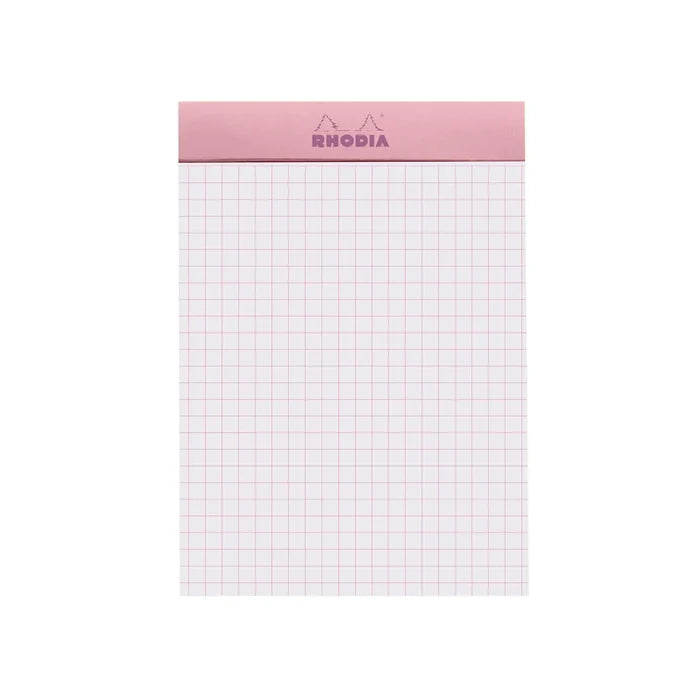 Rhodia No.13 Staplebound Grid Pad A6 - Pink