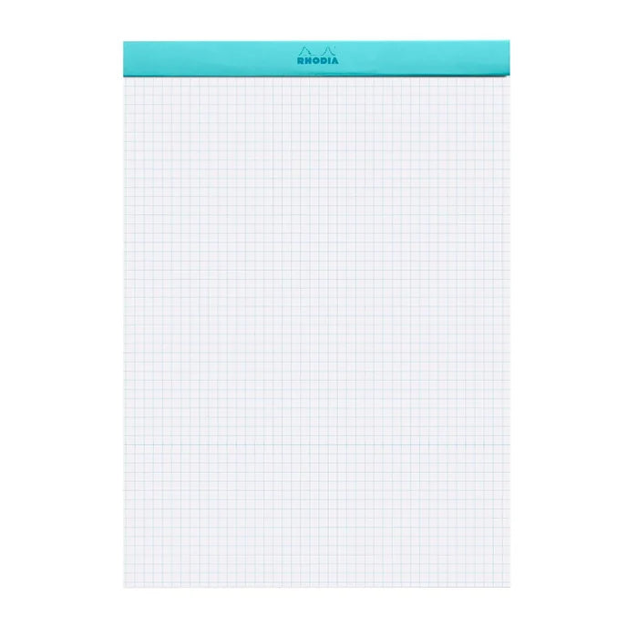 Rhodia No.18 Staplebound Grid Pad A4 - Azure