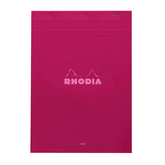 Rhodia No.18 Staplebound Lined Pad A4 - Prune