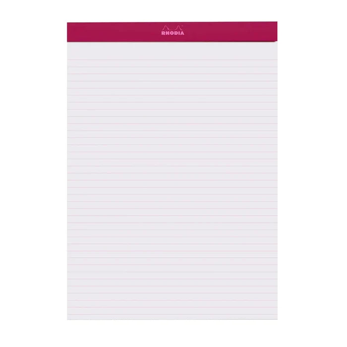 Rhodia No.18 Staplebound Lined Pad A4 - Prune