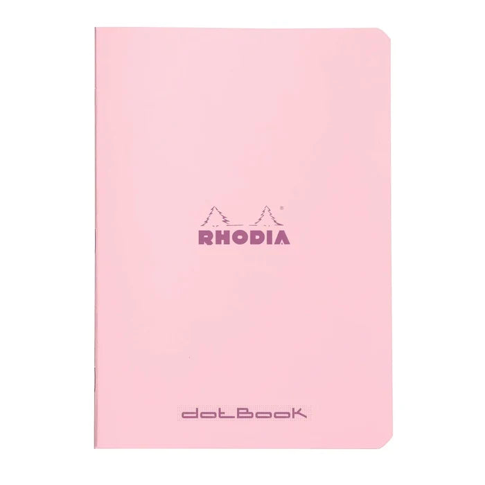 Rhodia Staplebound Dot Notebook A5 - Pink