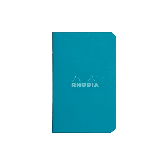 Rhodia Staplebound Grid Notebook 3" x 4" - Peacock