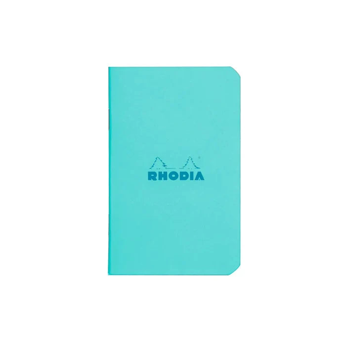 Rhodia Staplebound Lined Notebook 3" x 4" - Azure