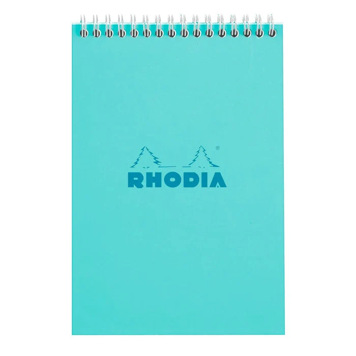 Rhodia Wirebound Lined Notepad A5 - Azure