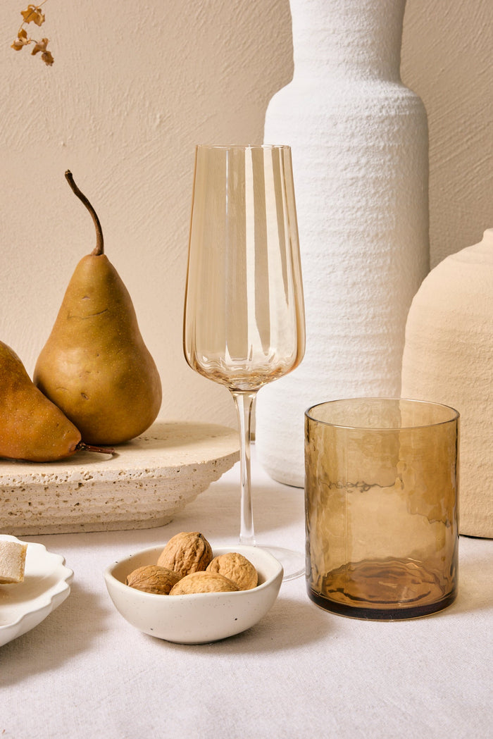 ripple amber cocktail glasses