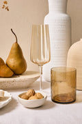 ripple amber cocktail glasses