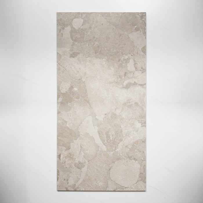 Single no Hand Roccia Greige External Porcelain Tile P4 600 x 1200mm MATSGRN3 - The Blue Space