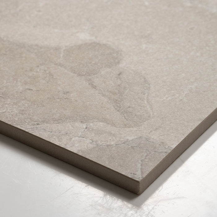 Oblique Roccia Greige External Porcelain Tile P4 600 x 1200mm MATSGRN3 - The Blue Space