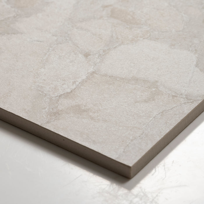 Oblique Roccia White External Porcelain Tile P4 600 x 1200mm MATSWHN3 - The Blue Space