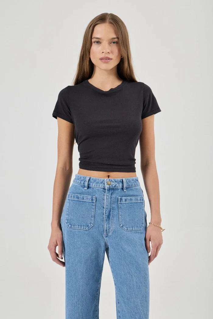 Sailor Lily Blue Wide Long Denim Jean