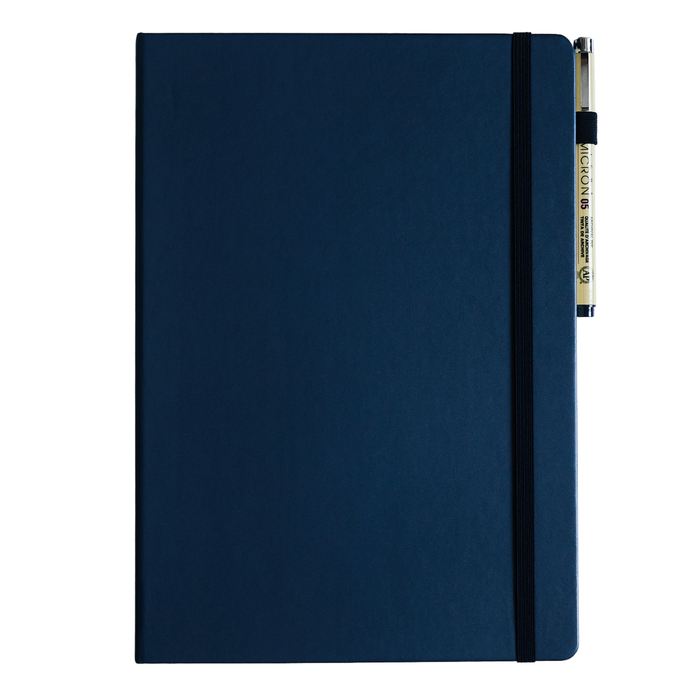 Sakura Notebook A4 Ruled - Deep Indigo
