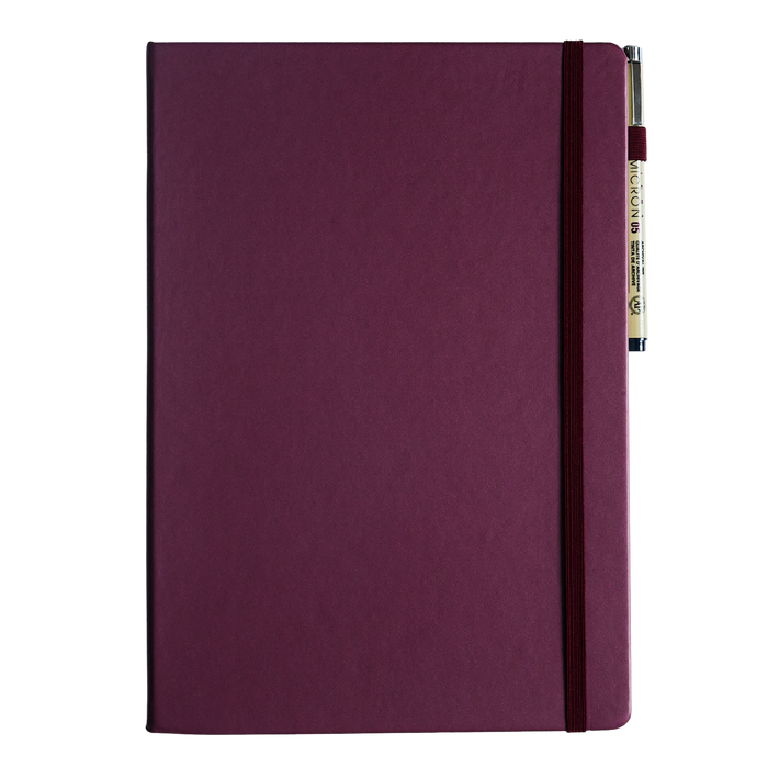 Sakura Notebook A4 Ruled - Mulberry