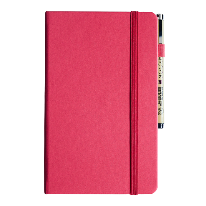 Sakura Notebook A5 Dotted - Red Plum Blossom