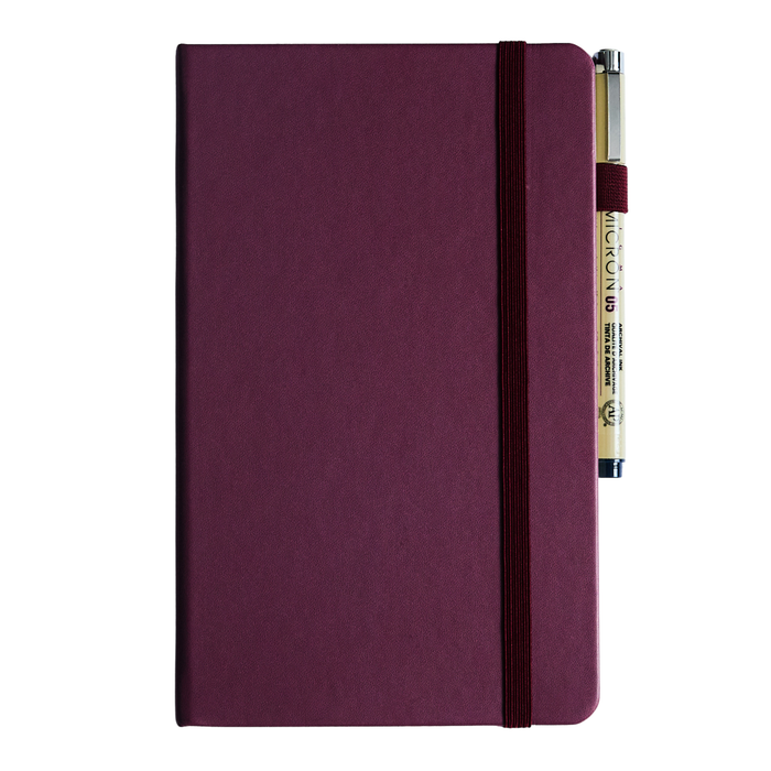 Sakura Notebook A5 Ruled - Mulberry