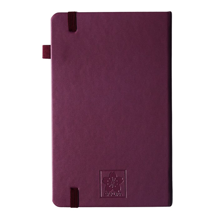 Sakura Notebook A5 Ruled - Mulberry