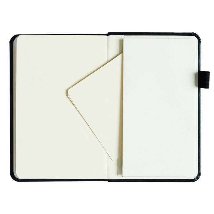 Sakura Pocket Notebook (3.5"x5.5") Ruled - Black