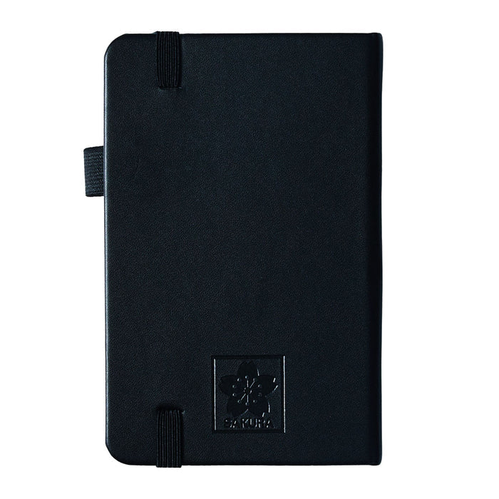 Sakura Pocket Notebook (3.5"x5.5") Ruled - Black