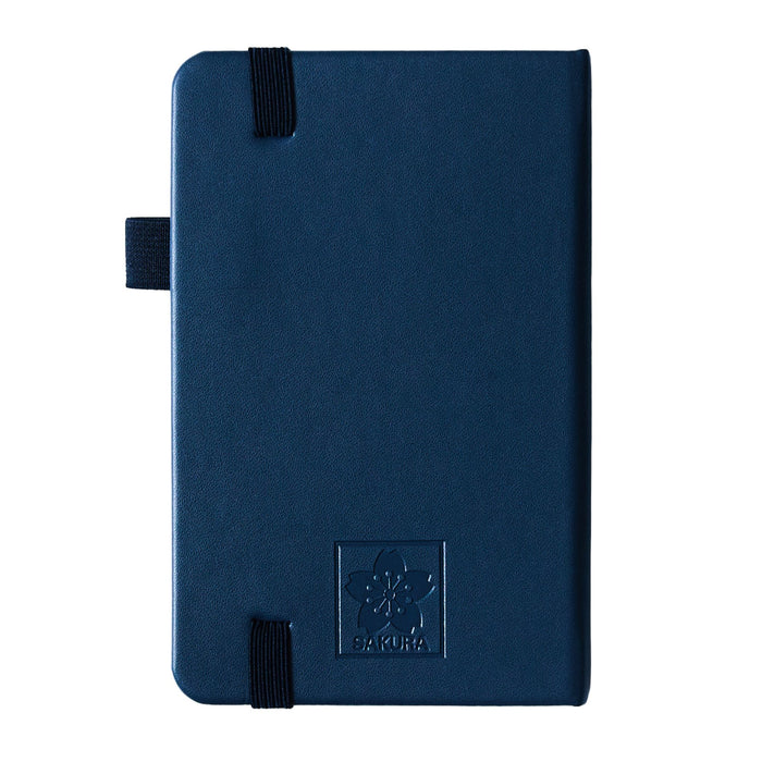 Sakura Pocket Notebook (3.5"x5.5") Ruled - Deep Indigo