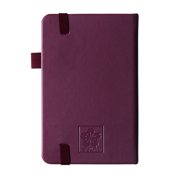 Sakura Pocket Notebook (3.5"x5.5") Ruled - Mulberry