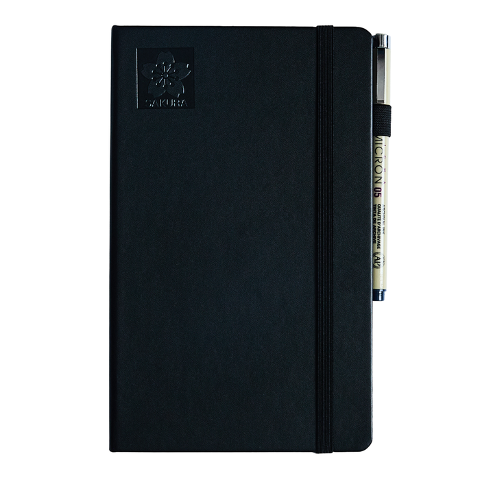 Sakura Sketchbook A5 - Black with Black Paper