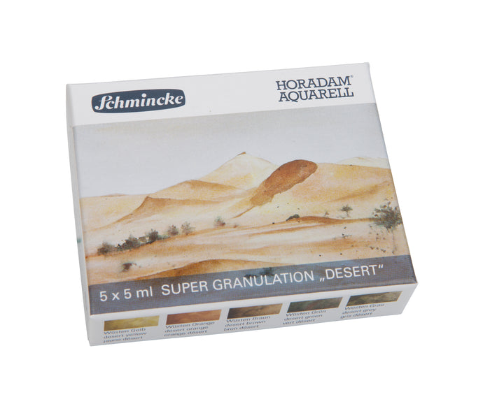 Schmincke HORADAM AQUARELL Supergranulation Watercolour Desert Set of 5 x 5ml Now or Never