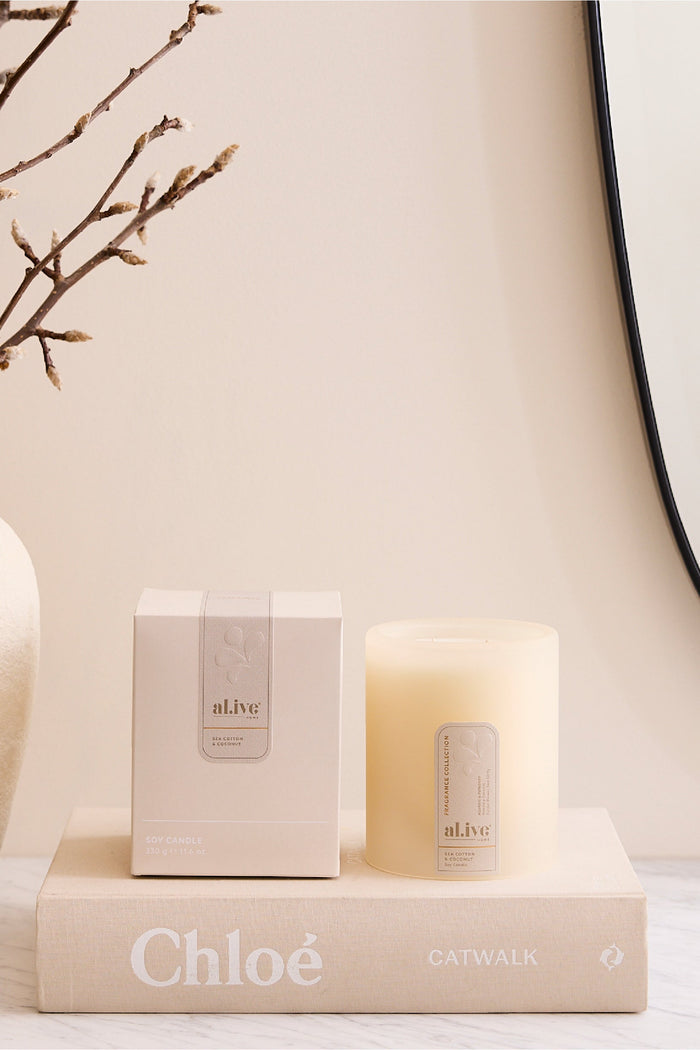 Sea Cotton & Coconut 330g Soy Candle