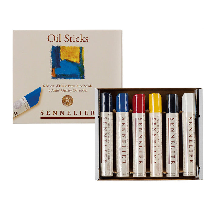 Sennelier Oil Stick Set of 6 - Introductory