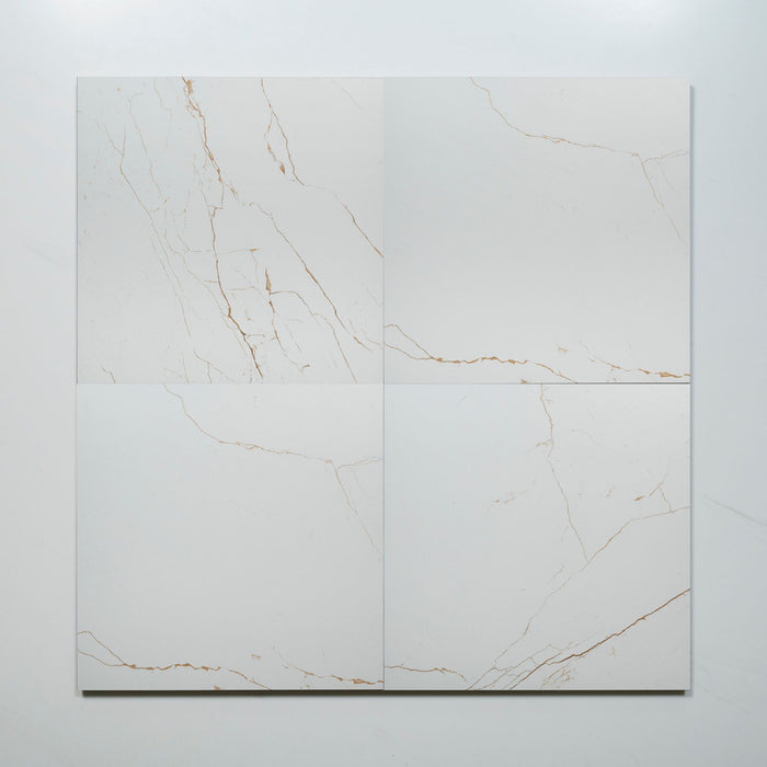faces Sereno White Marble Grain Honed Porcelain Tile 600 x 600mm SEGBIH1 - The Blue Space