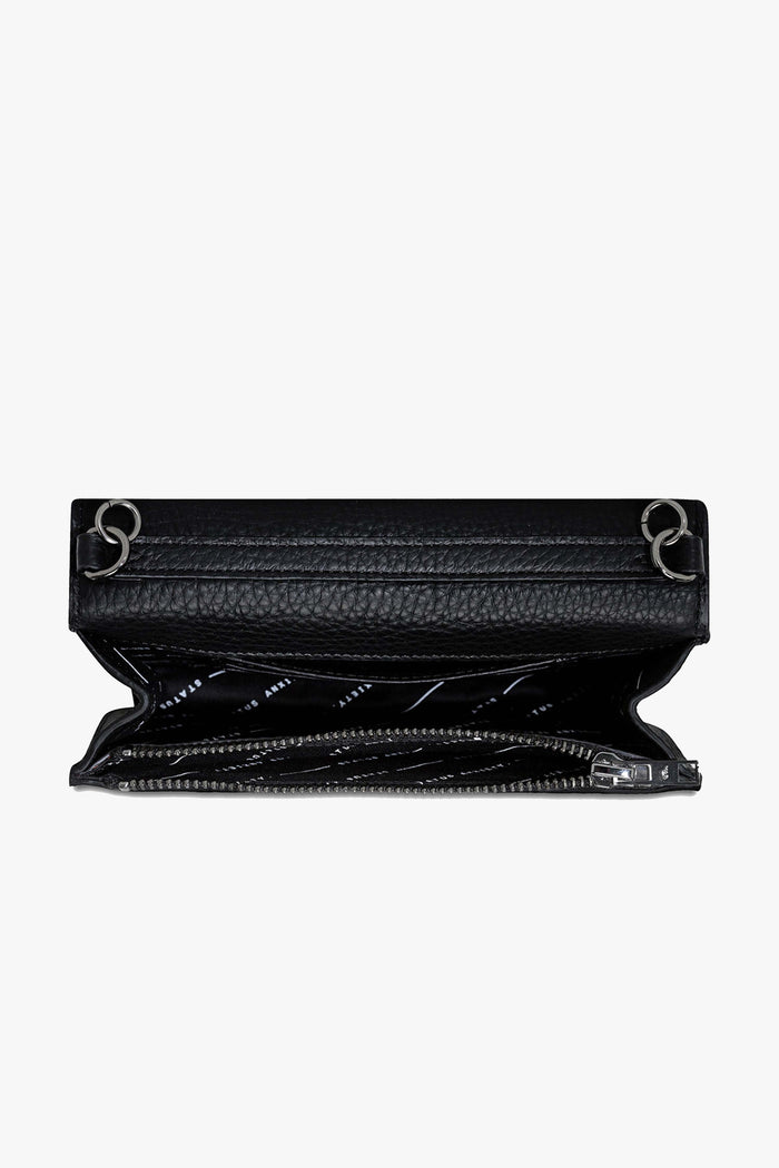 She Burns Black Leather Crossbody Bag ACC Bags - All, incl Phone Bags Status Anxiety
