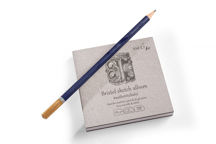 SM•LT #Authenticbaby Bristol Sketch Album – 3.5" x 3.5"