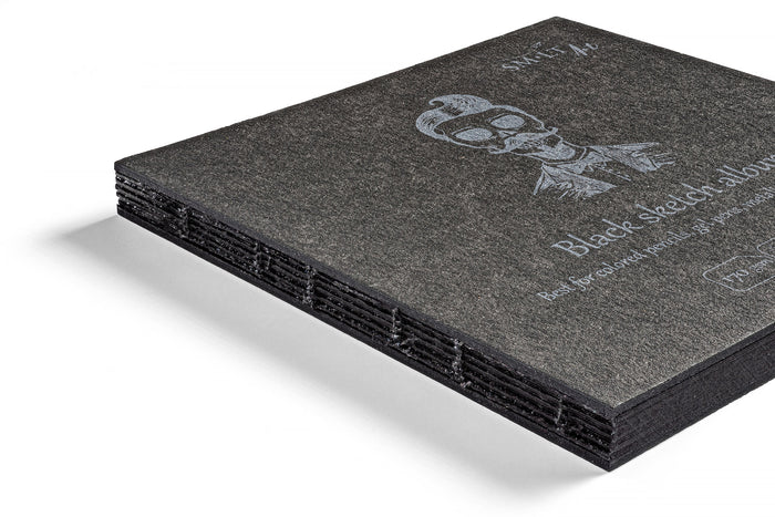 SM•LT Layflat Black Sketch Album – 5.5" x 5.5"