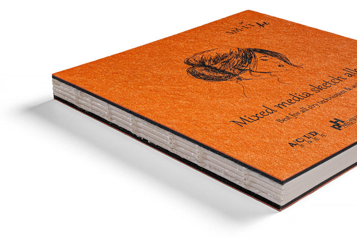 SM•LT Layflat Mixed Media Sketch Album – 5.5" x 5.5"