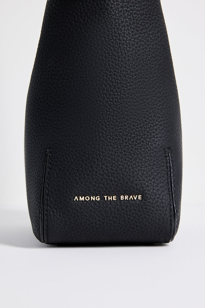 Soho Black Leather Large Bucket Bag