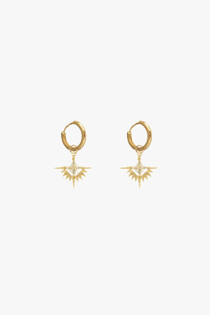 gold earrings