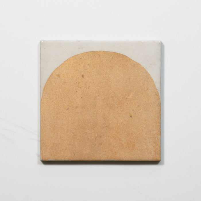 No Hand Soluna Arc Cotto Porcelain Tile 150 x 150mm ATLCOD - The Blue Space