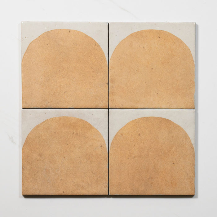 Pattern Lay No Hand Soluna Arc Cotto Porcelain Tile 150 x 150mm ATLCOD - The Blue Space