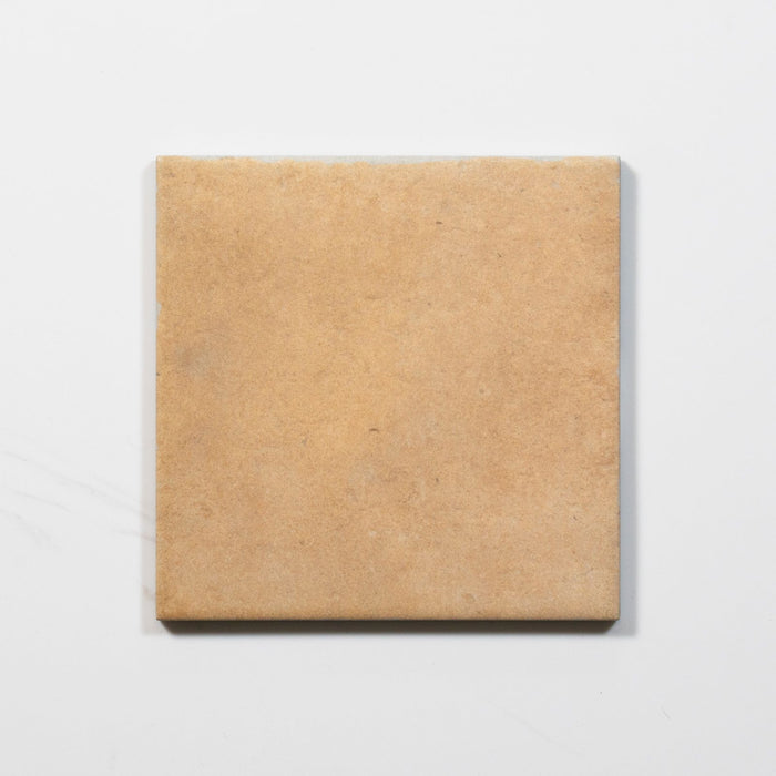 No Hand Soluna Cotto Matte Porcelain Tile 150 x 150mm ATLCOM - The Blue Space