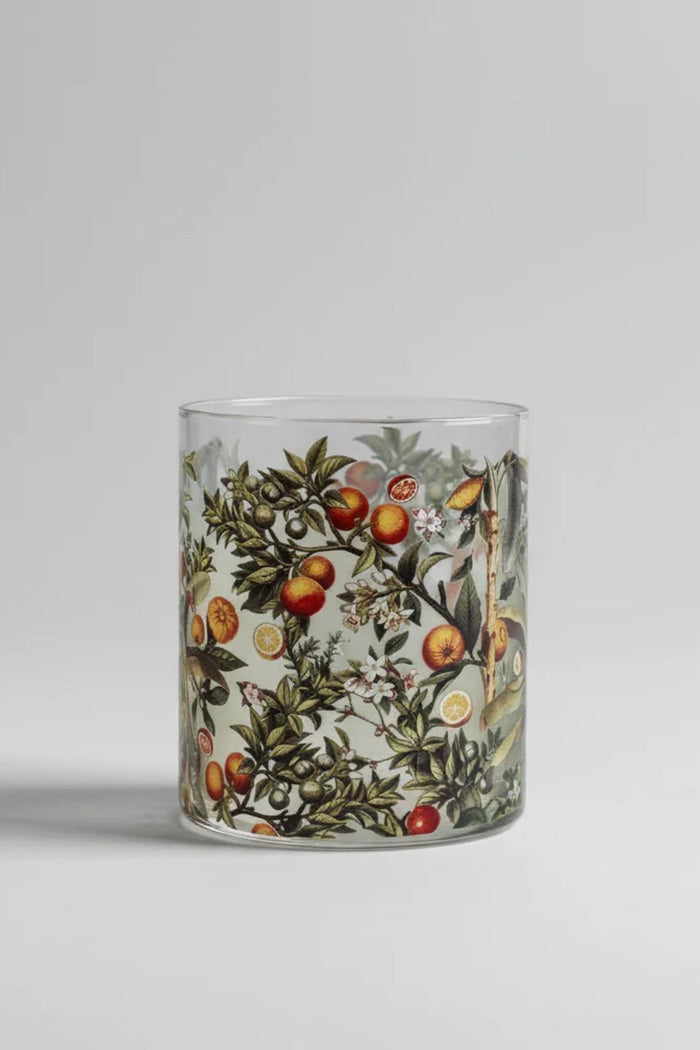 Sorrento Lemon Print Glass Tumbler 400ml Each