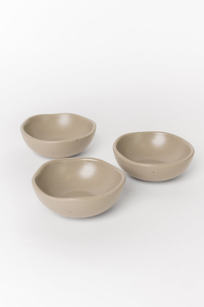 Speckle Stone Set 3 Dipping Bowls