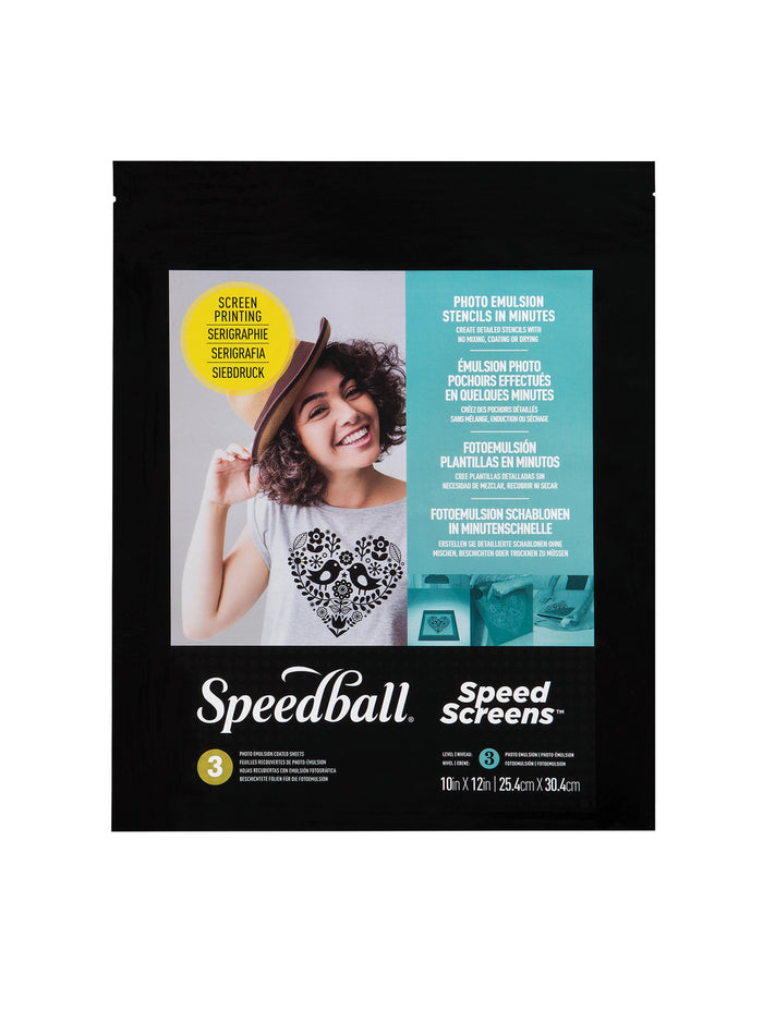 Speedball Speed Screens Pack of 3, 12.5 x 16.5 inch mesh screens