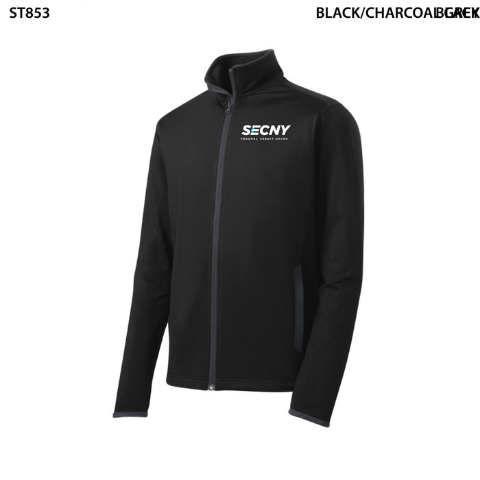 Sport-Tek® Sport-Wick® Stretch Contrast Full-Zip Jacket