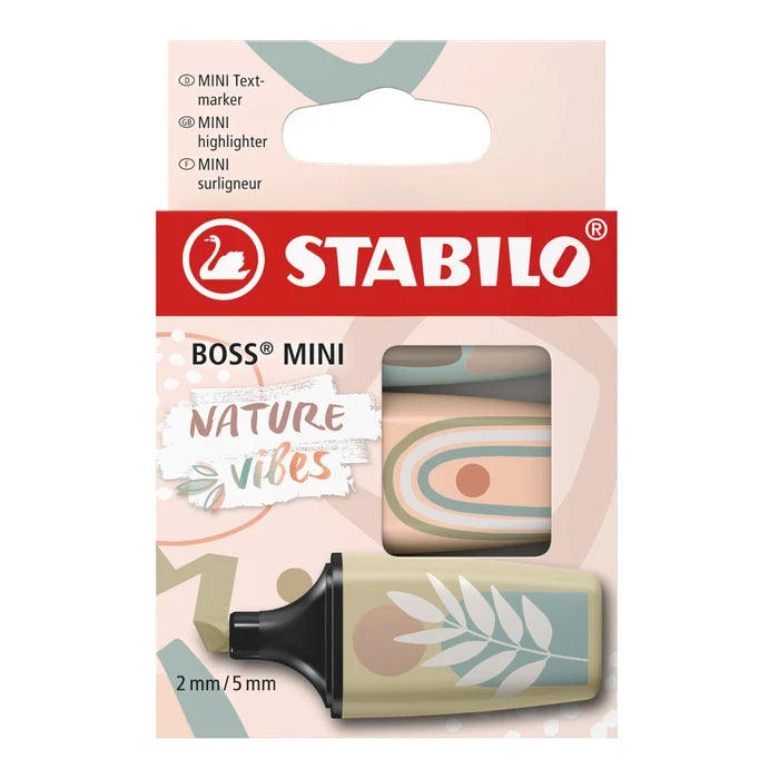 STABILO BOSS MINI Nature vibes Wallet - 3 pcs