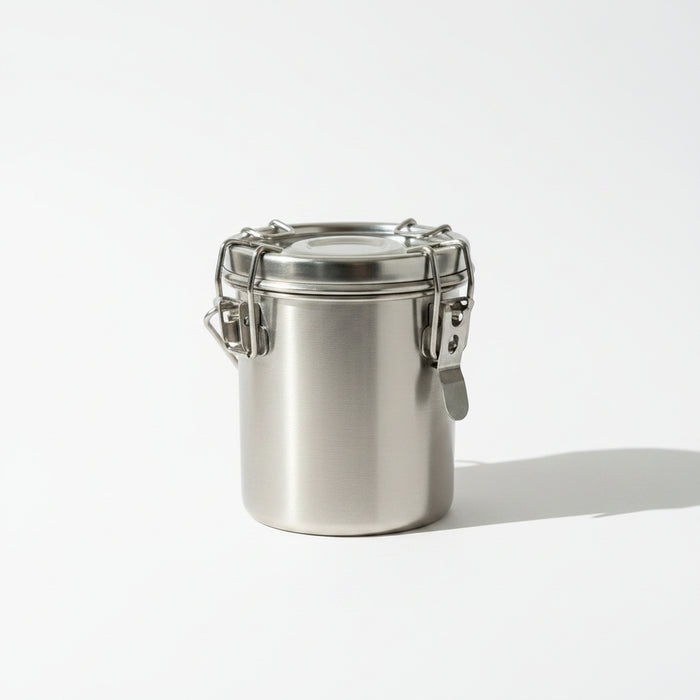 Stainless Brush Washer with Air-Tight Lid & Removable Screen